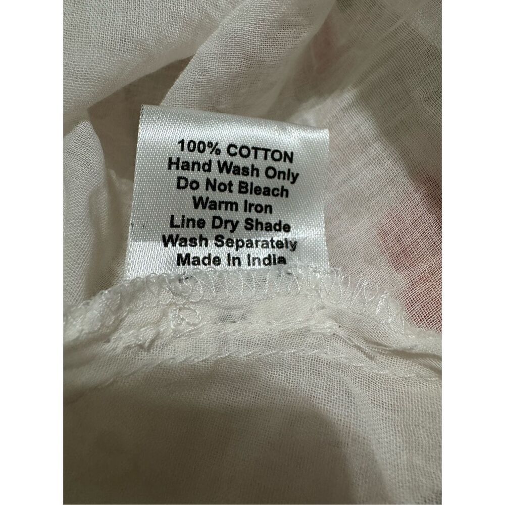 Victoria Dunn Magnolia Flutter Floral Sleeve Dress Size Medium Button - Picture 11 of 13